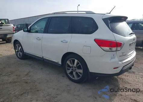 2014 Nissan Pathfinder Platinum z USA, uszkodzony, nr VIN 5N1AR2MN4EC703744